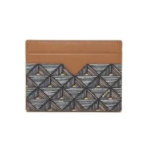 [노티그] 피라미드패턴 카드지갑 브라운_OKF1ACP5101W1