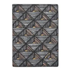 [노티그] 피라미드패턴 카드지갑 세로형 블랙_OKF1ACP5104K1