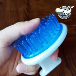 [골드스마일]두피 스케일링 실리콘 마사지 헤드 샴푸 브러쉬