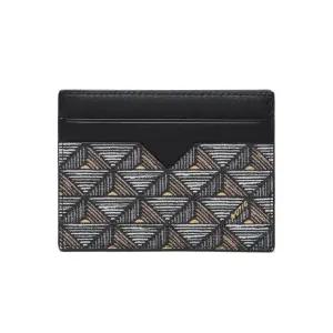 [노티그] 피라미드패턴 카드지갑 블랙_OKF1ACP5101K1