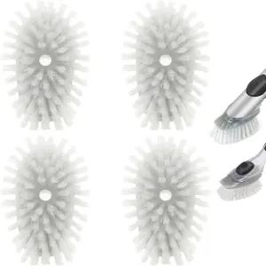 OXO 접시 브러시용 리필 스크러버그레이용 4팩 클리닝 비누 디스펜싱 헤드 교체