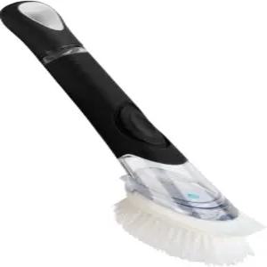 비누 디스펜서가 있는 CELOX 접시 브러시 손잡이가