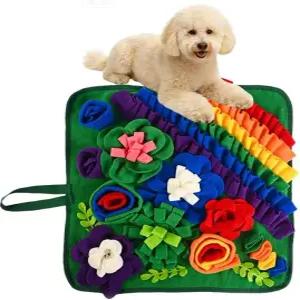 개 고양이를 위한 QMoveltyF 스너플 매트 반려동물 간식 먹이 소형/중형 인터랙티브 퍼즐 장난감용