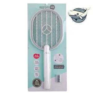 [콩심팥심]초고속 전기 모기채 안전망 건전지형 손잡이