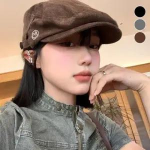 [패션] 바리스타 스텝 베레모 남성 카페 여성 헌팅캡 직원 웃는얼굴