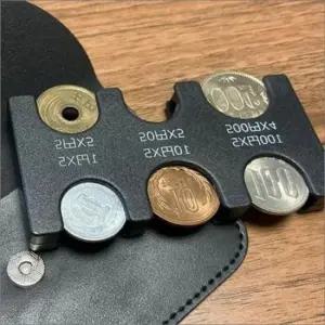 [패션] 일본 동전지갑 엔화 동전지갑 가죽파우치 홀더 여행 코인 지갑 케이스 준비물