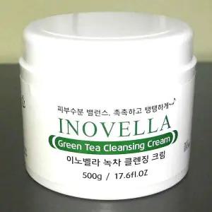 [콩심팥심]피부수분 녹차 화장품 메이크업 클렌징크림 500g