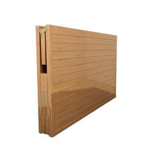 대나무 평상 접이식 야외 베란다 이동식 60x197cm 대청마루 대나무침대 테이블 옥상