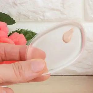 [콩심팥심]퍼프 화장용 재사용 실리콘 부드러운 퍼프 1개