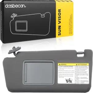 다스베칸 왼쪽 운전석 선바이저 토요타 타코마 20052012 2013 2014년 7432004181B1 그레이 라이트 없음