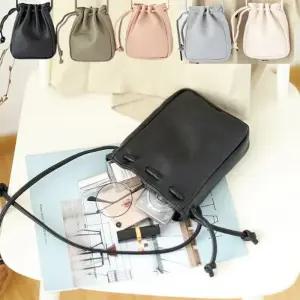 [라일리] Rly 키밍 여자 미니 버킷백 숄더백 핸드폰 가방 세트