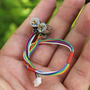 미니 8mm 스테퍼 모터마이크로 2 상 4 선 9 개 구리 기어1 쌍