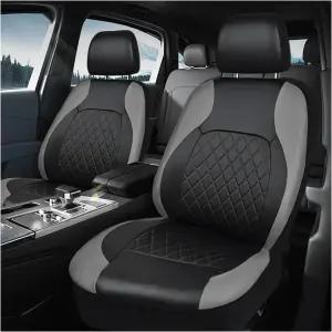 가죽 카시트 커버 헤드레스트 있는 고급 통기성 앞좌석 쿠션 대부분의 자동차 트럭 SUV를 위한 올 시즌
