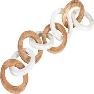 8개의 링크가 있는 크리에이티브 협동 아카시아 우드 및 마블 체인