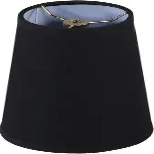 아스펜 크리에이티브 321163 트랜지션 하드백 엠파이어 쉐이프 스파이더 핏터 램프 쉐이드 블랙 4-1/4인치