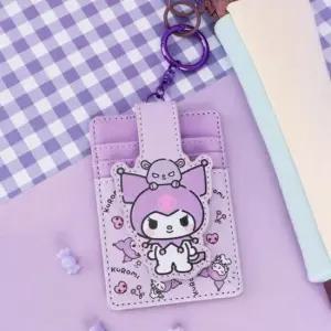 쿠로미 3단 카드지갑 키링