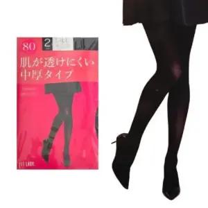 일본직수입 FIT LADY 80D 유발팬티스타킹 2개입 L-LL