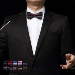 남자 용 패턴 나비넥타이 보타이 남성 무늬 보우타이