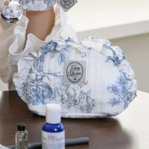 미니파우치 더스트백 메이크업 북 화장품가방 대용량 여성 디오레 파우치 블루 소품가방