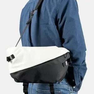 남성 여성 캐주얼 빅 바디 크로스백 가방 화이트