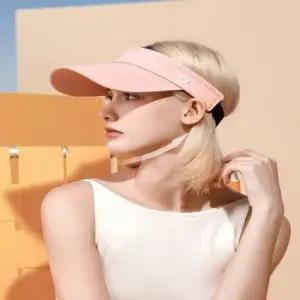 4컬러 여름썬캡 햇빛차단 냉감원단 스포츠 썬캡