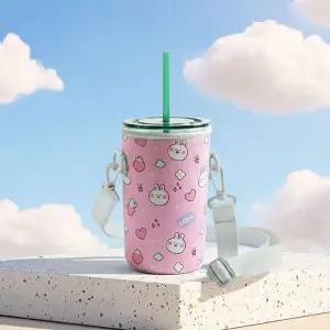 [라일리] Rly 빅사이즈 전용 대용량 텀블러 백 핑크 버니 WF