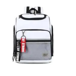 초등 여학생 책가방 가방 학생 키링 가방 화이트