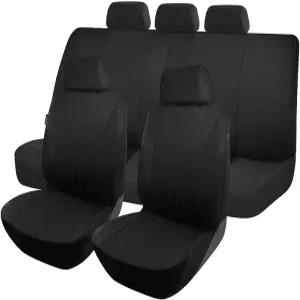 카시트 커버 풀 세트 통기성 차량 앞뒤 분리 벤치 프로텍터 에어백 호환 방수 자동차 실내 쿠션 SUV 트럭