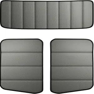 20182025 화물선 카스카디아의 피게니우스 창문 그늘막 윈드실드 선쉐이드 및 사이드 커버 세트 세미 트럭