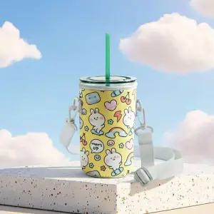 [라일리] Rly 빅사이즈 전용 대용량 텀블러 백 옐로우 버니 핑