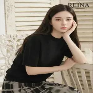 [레이나][레이나] 포이라 홀가 반팔 니트