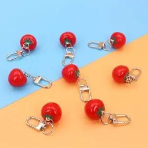 귀여운 방울 토마토 키링 휴대폰고리 열쇠고리 키홀더