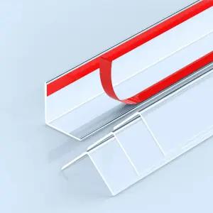 16인치 x 1.18인치 벽 모서리 보호대 4PCS 투명 접착 가드 및 캐비닛 도어 트림 설치 청소가 간편함