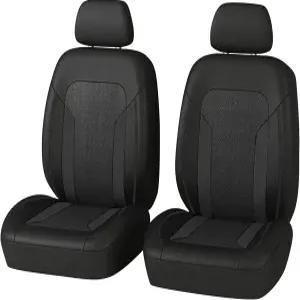 통기성 메쉬 등받이가 있는 2팩 유니버설 카시트 커버 폼 패딩 및 리테이닝 버클이 편안한 프로텍터 고탄성