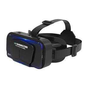 VR 헤드셋 범용 3D 가상 현실 고글 지원 360 Panorama 대형 화면 안티 블루라이트 조절 가능한 동공 거리 눈 보호 안경 영화 게임 선물