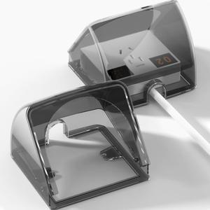 새로운 86형 야외 소켓 보호 커버 욕실 전기 플러그 방수 전원 콘센트 박스 공급 장치