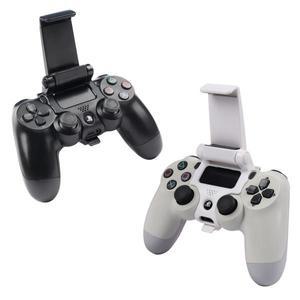 PS4 SLIM PRO 조이스틱 용 검정색 조정 가능한 게임 패드 마운트 브래킷 컨트롤러 그립 홀더 접이식 휴대