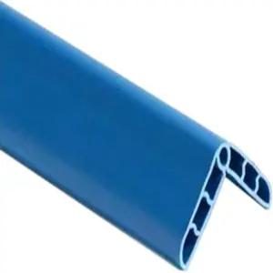 트루후이 컬러풀 고무벽 모서리 보호대 충돌 방지 스트립 자체 접착식 안전 및 길이 3.28피트 파란색