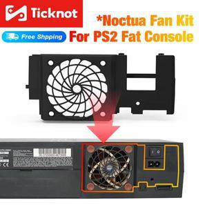 TicKnot 5V Playstation2 Fat Console(SCPH-3XXXX&SCPH-5XXXX) 용 무음 업그레이드 팬 브래킷 PS2 Noctua