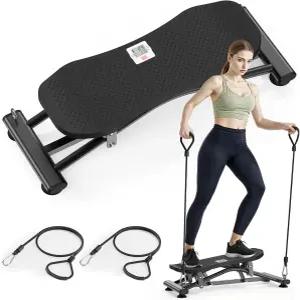 저항 밴드가 있는 밸런스 보드 다용도 흔들 스테퍼 스키 머신 및 워블 LCD 모니터 330파운드의 대용량