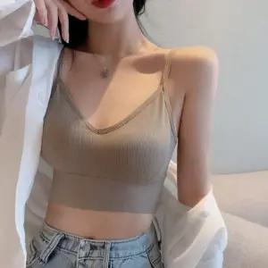 [라일리여성언더웨어] Rly 백리스 브라탑 백엑스 크롭 나시티