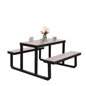 야외 파라솔 벤치 대형 탁자 원목 정원 테이블 옥외용