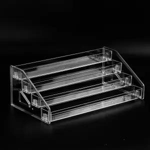 매니큐어 오거나이저 클리어 아크릴 안경 디스플레이 홀더 에센셜 오일 보관 랙 메이크업 스탠드 트레이