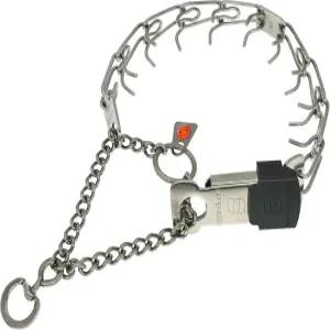 소형 중형견용 퀵 릴리스 클리클락 버클이 있는 에르름 스프렌저 프롱 칼라 스테인리스 스틸 노 풀 독일산