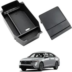 2026 20232025 혼다 어코드 액세서리용 엘레프레시 2PCS 센터 콘솔 정리함 트레이 아레레스트 숨겨진 장갑