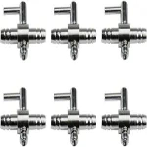 아쿠아닛 수족관 제어 밸브 금속 스테인리스 강 에어 펌프용 공기 흐름 분배기 스플리터