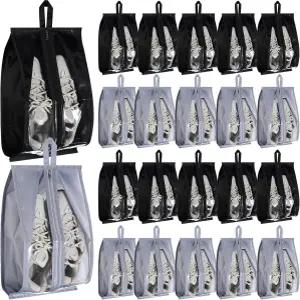 여행용 Windyun 20개 신발 가방 방수 스니커즈 남성용 지퍼 휴대용 파우치 포함 멀티 컬러 캐리어