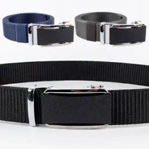 블랙 골프 허리띠 자동잠금 청바지용 자동 남성용 아웃도어 캐주얼 벨트 남자 혁대