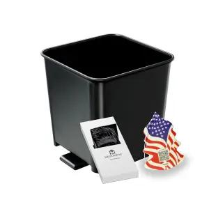 자동차 쓰레기통 방수 차량 누수 방지 미끄럼 바닥 매트 클립 트럭 SUV 밴 휴대용 및 안정성 클립블랙 스몰