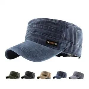 빈티지 구제 여자 레터링장식 남자 모자 워싱 군모